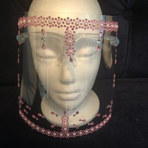 Blinged face shield